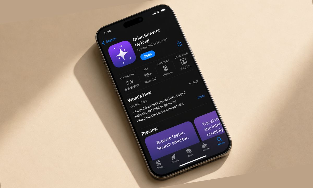 install Chrome extensions on iPhone using Orion browser