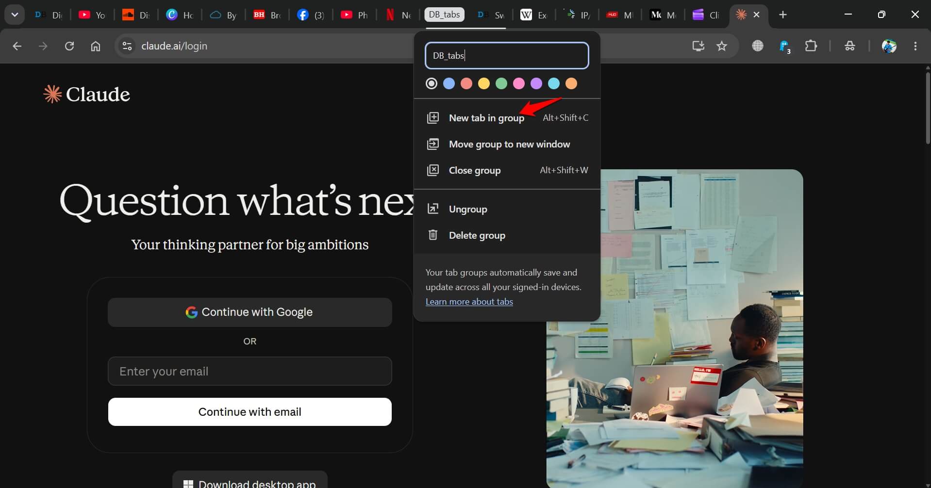 Chrome tab overload has three separate fixes, and none of them reduce your tab count 3 new Chrome tab in a group