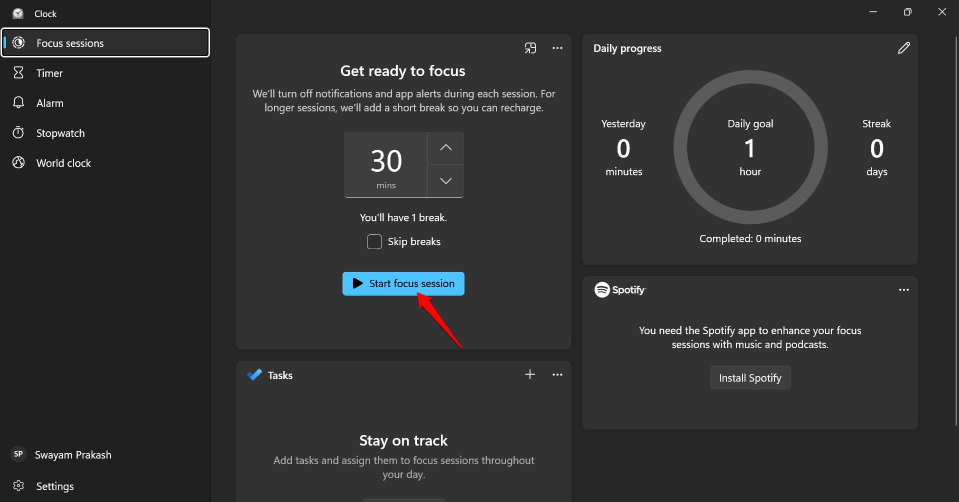 Windows 11 has been quietly hiding these features in plain sight 8 how to setup focus session on Windows 11