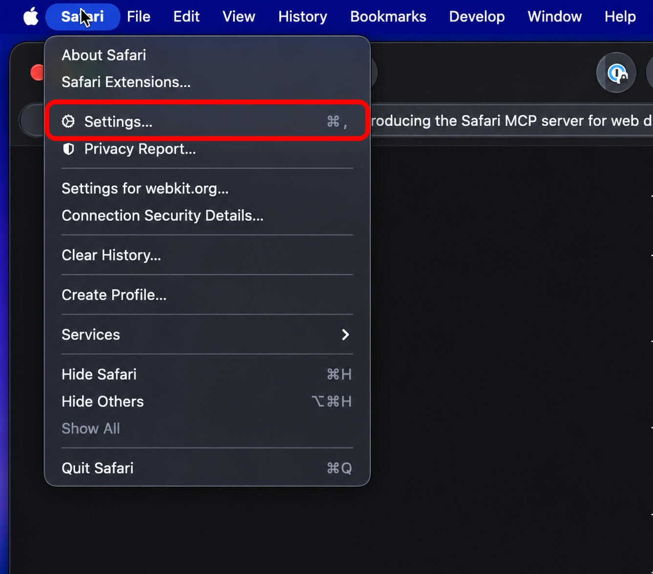 How to let an AI agent drive Safari, and why I waited a day before trying it 2 open Safari Settings