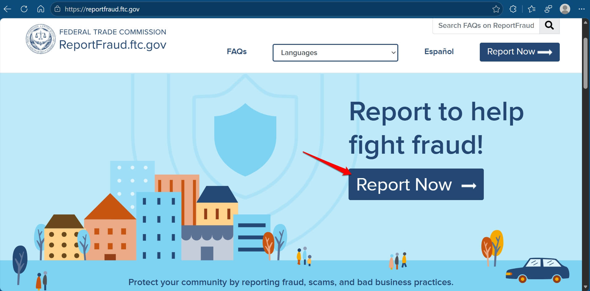how to report a financial fraud in the US