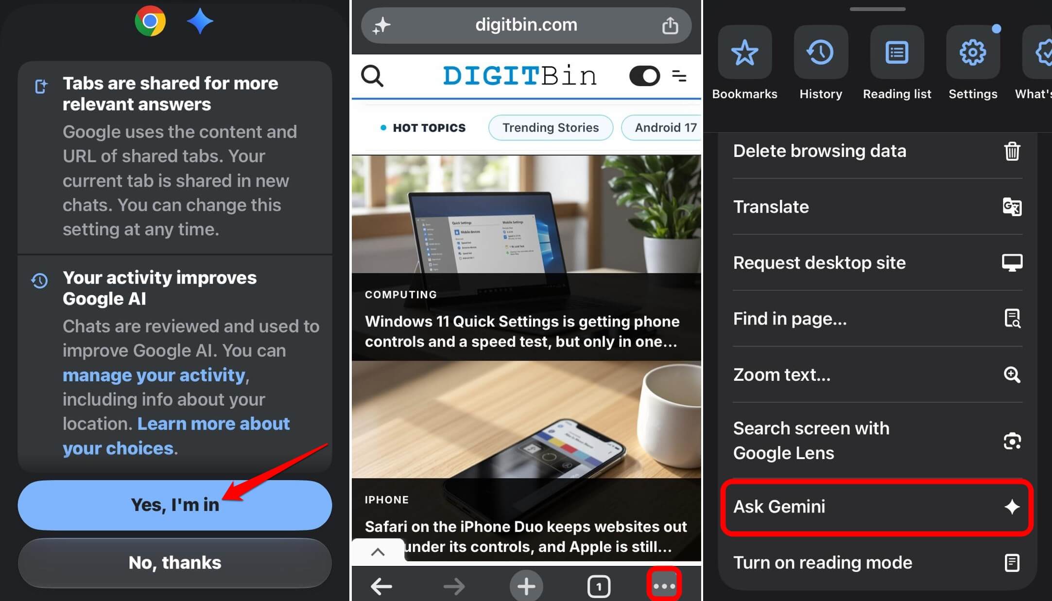 Gemini in Chrome on iPhone: why you may not see it yet 4 how to use Gemini in Chrome iOS