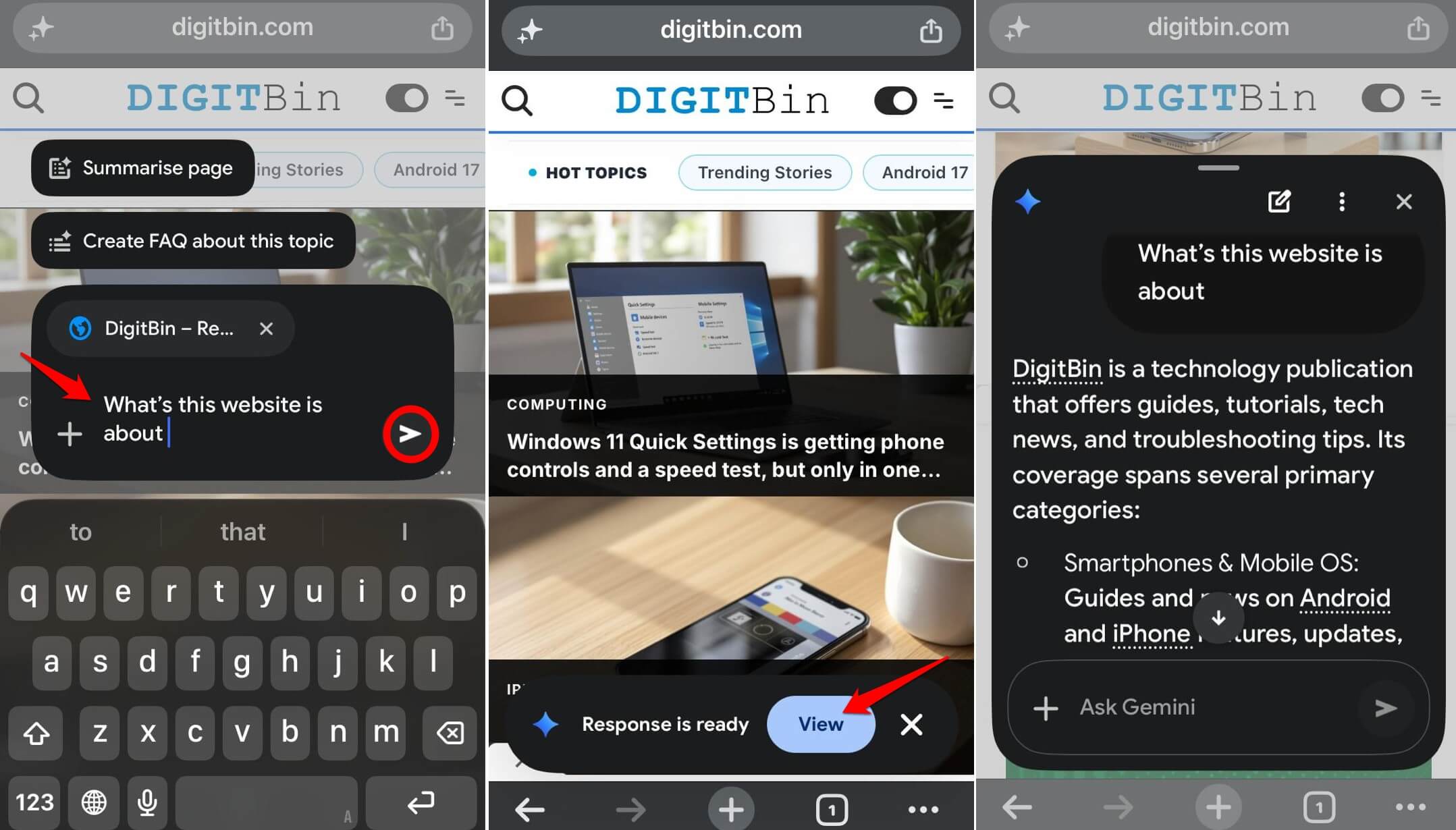 Gemini in Chrome on iPhone: why you may not see it yet 5 using Gemini on iPhone chrome browser