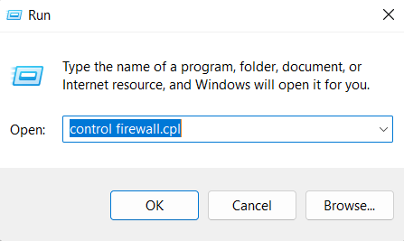 How to Disable Remote Desktop on Windows 11? 14 control firewall.cpl