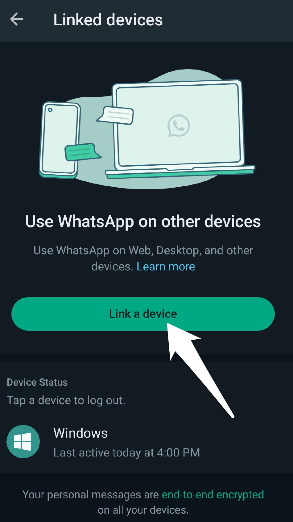 How to Take a Screenshot of a View Once Photo on WhatsApp 21 screenshot of a view once message