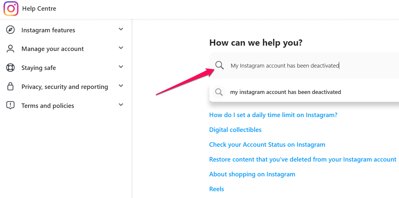 How to Fix 'Your account has been Disabled for Violating Our Terms' on Instagram? 2 My Instagram account has been deactivated