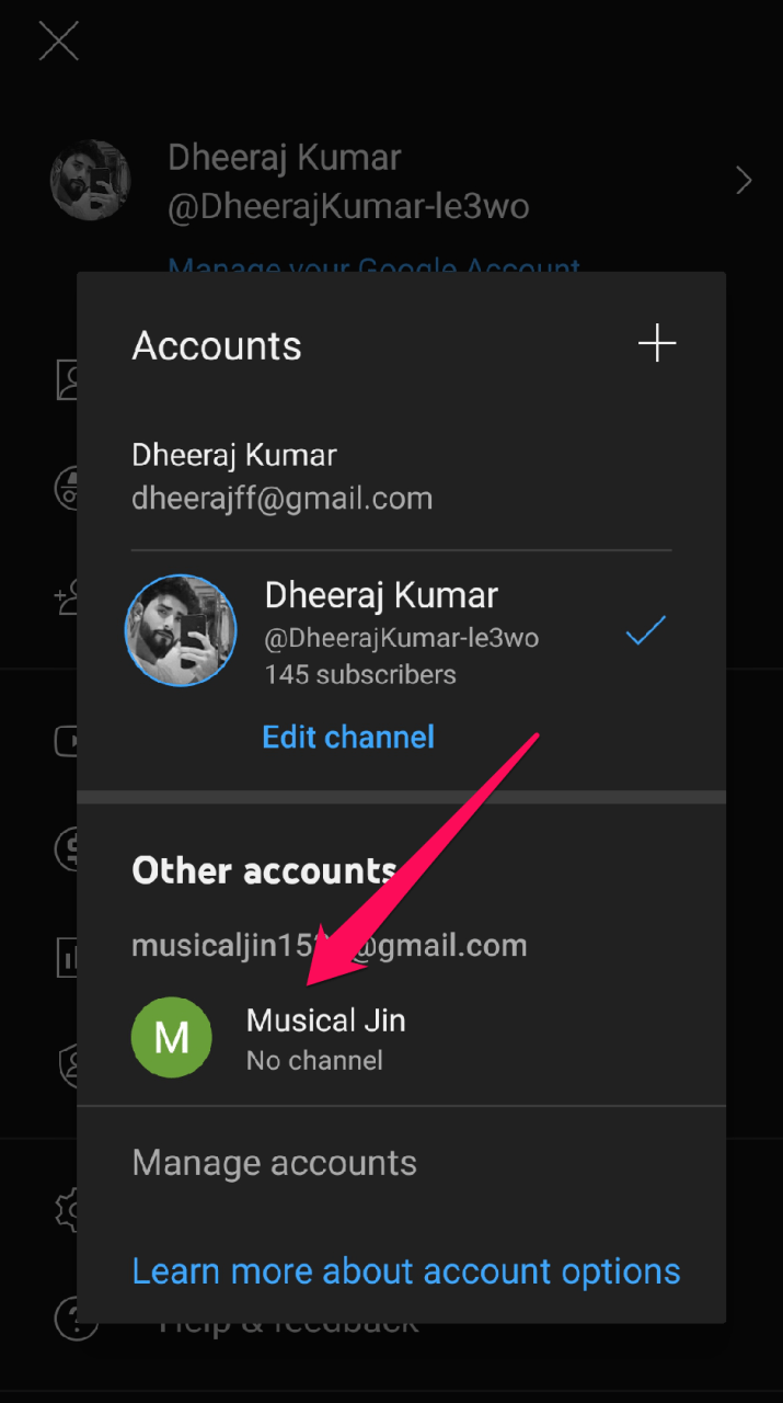 How to Fix "There Was a Problem Signing in to Your Account" Error on YouTube for Android? 23 choose a different aaccount
