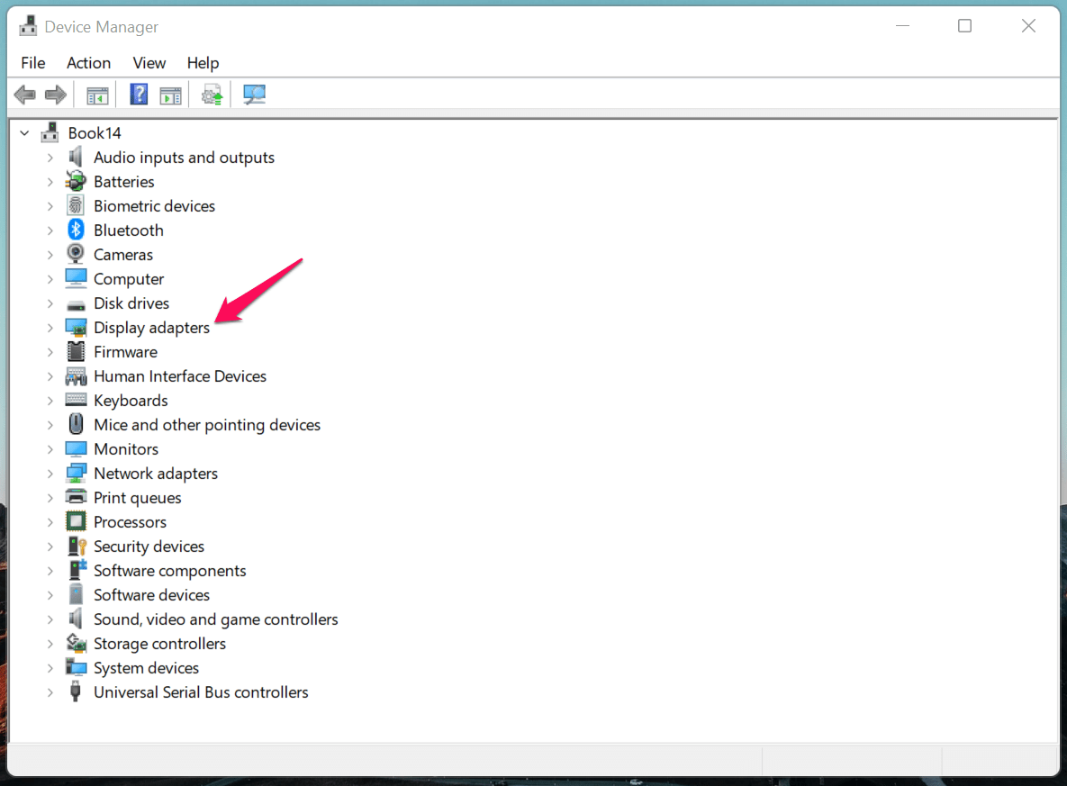How to Fix BSOD Unexpected_Kernel_Mode_Trap in Windows 11? 17 3 - Choose Display Drivers