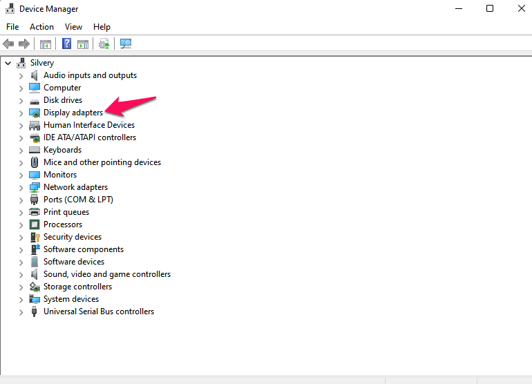 How to Fix Windows 11 Cast to Device Not Working? 12 3 - Click Display Adapters
