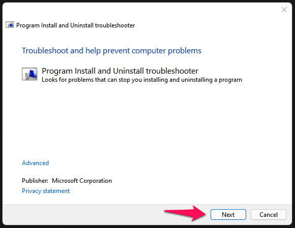 Fix: The Feature You Are Trying to Use in on a Network Resource that is Unavailable in Windows 11 20 3 - Click Next