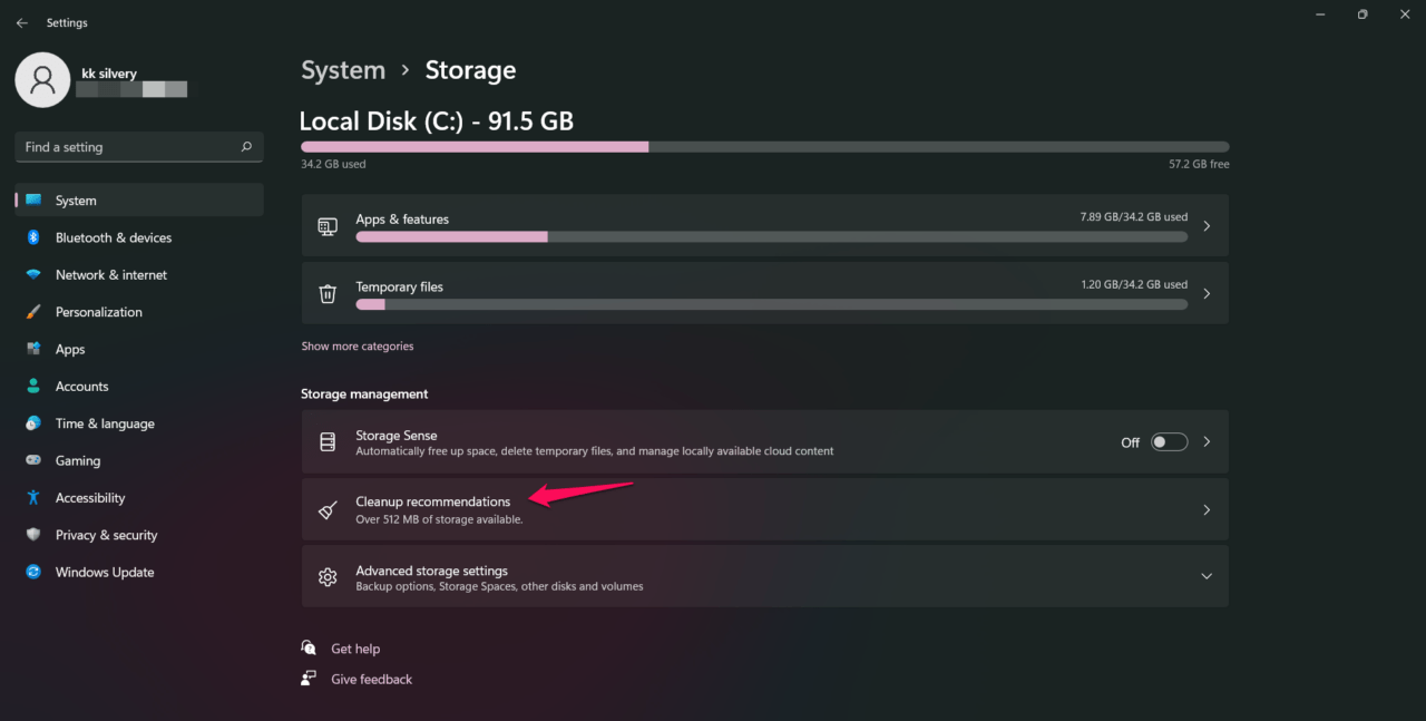 How to Fix Windows 11 Update Error 0x80248014? 7 3 - Click on cleanup recommendations