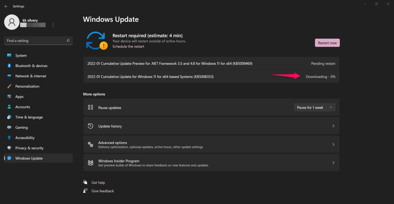 How to Fix Windows 11 Update Error 0x80248014? 37 3 - Install Windows Update