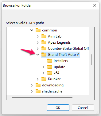 6 Fixes for Steam Application Load Error 3:0000065432 23 3 - Locate GTA 5 Game Files