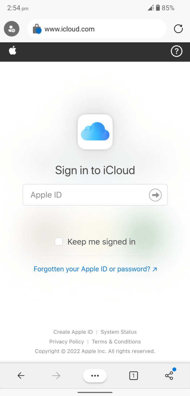 How to Transfer Photos from iPhone to Android? 25 3 - Login iCloud