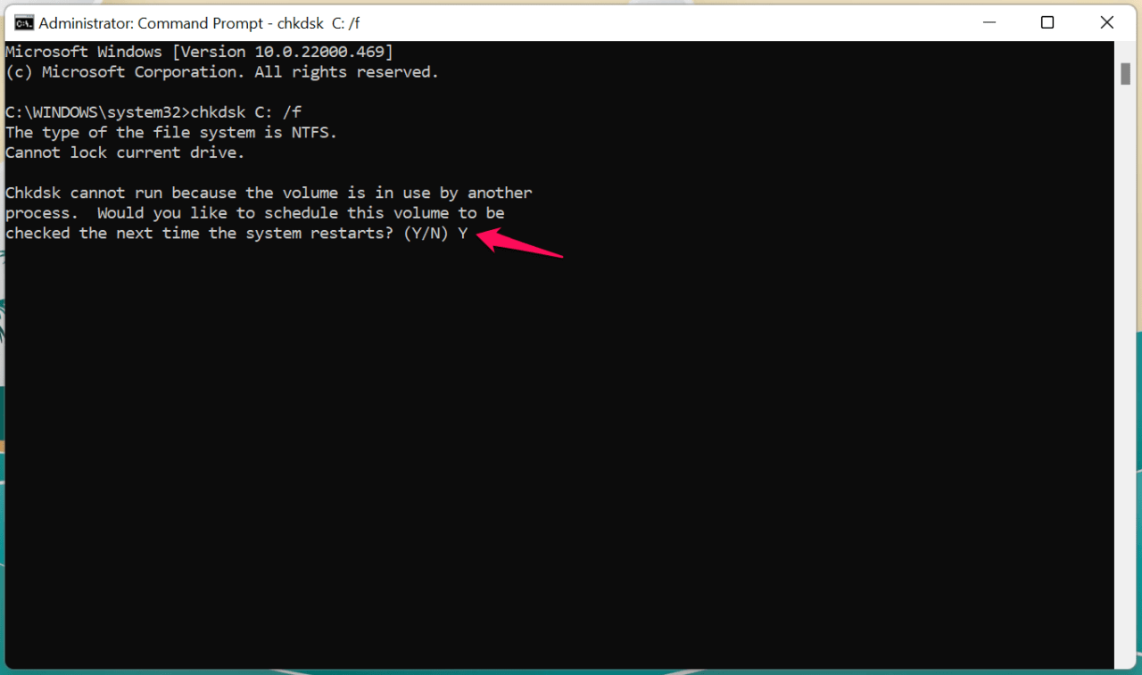 How to Fix HIDCLASS.sys Blue Screen Error on Windows 11/10? 18 3 - Press Y to Agree