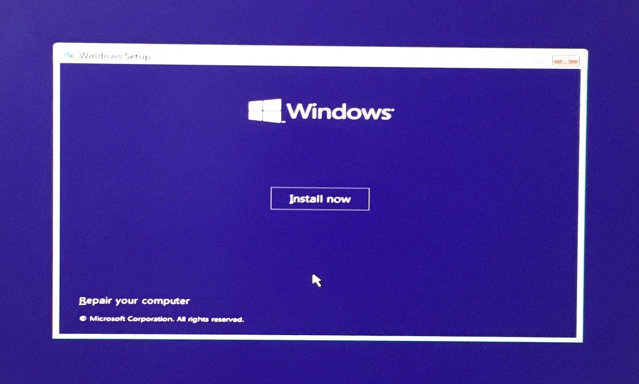 4 - Choose Repair your computer