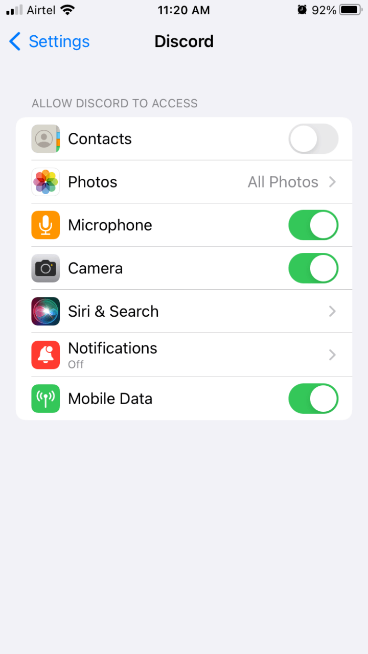 (4) Permissions Granted