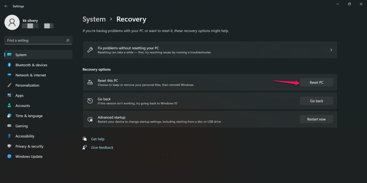 How to Fix BSOD Unexpected_Kernel_Mode_Trap in Windows 11? 23 4 - Reset this PC