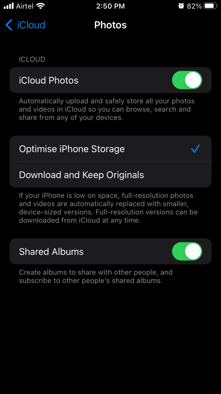 How to Transfer Photos from iPhone to Android? 24 5 - Allow iCloud to Backup Photos