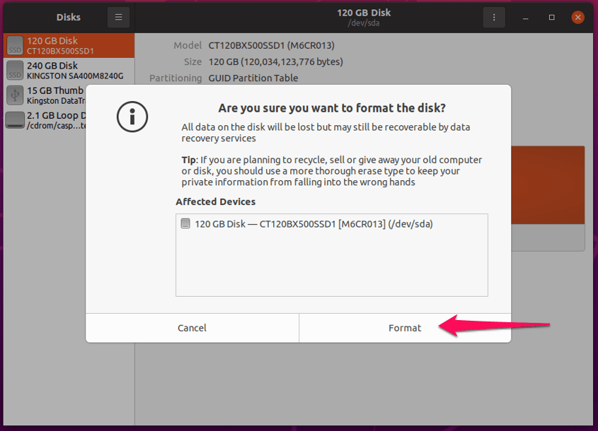 How to Fix corrupted USB Drive or SD Card? 29 (5) Click Format