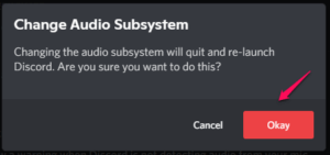 (5) Click Okay to Confirm