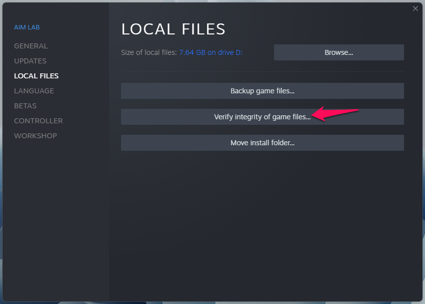 How to Fix Halo Infinite Not Working on Windows PC? 5 5 - Click Verify Integiry of Game Files