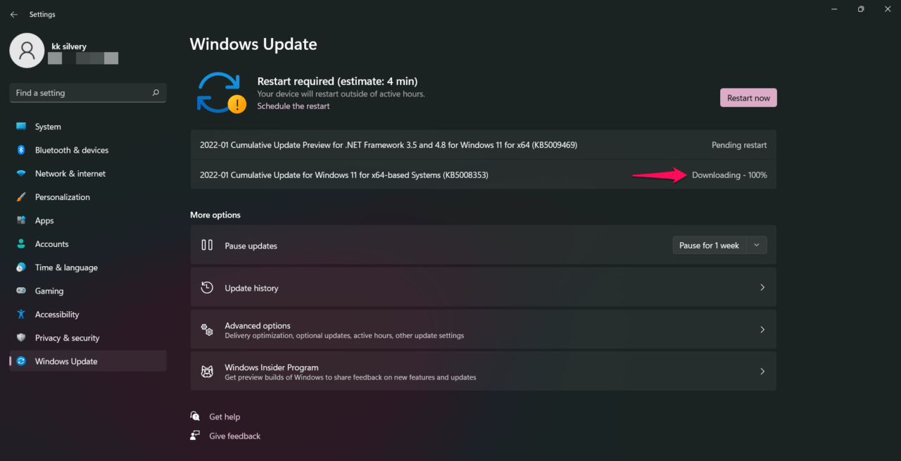 How to Fix Windows 11 Update Error 0x80248014? 39 5 - Download Finished