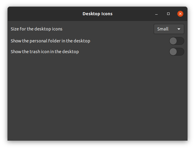 (5) Make sure Folders and Icon are Disabled