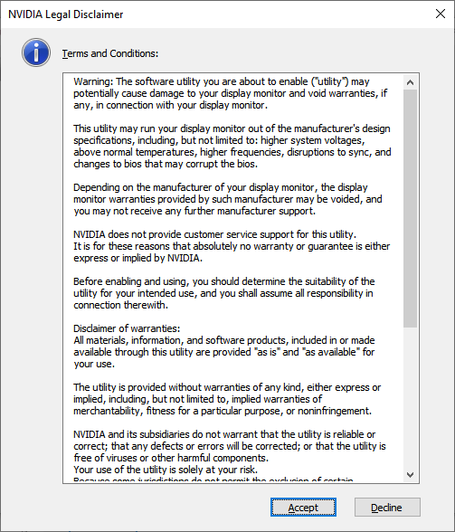 How to Overclock 60Hz Monitor to 75Hz in Windows 11? 5 5 - Read & Agree Conditions