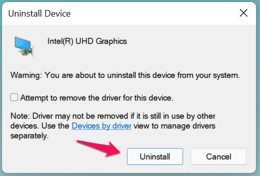 How to Fix BSOD Unexpected_Kernel_Mode_Trap in Windows 11? 19 5 - Uninstall Driver