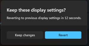 How to Overclock 60Hz Monitor to 75Hz in Windows 11? 22 6 - Click Keep Changes