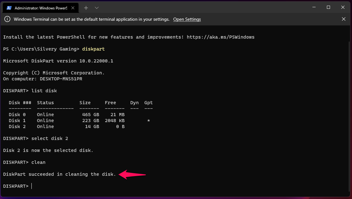 How to Fix corrupted USB Drive or SD Card? 7 (6) Diskpart Cleaned The Drive