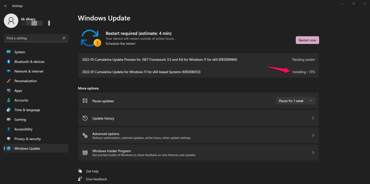 How to Fix Windows 11 Update Error 0x80248014? 40 6 - Windows Update Installing