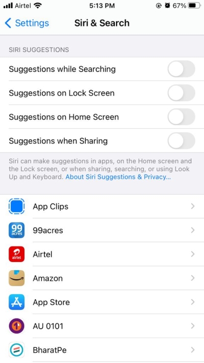 How to Fix iPhone Battery Fast Discharging Issue? 16 disable siri suggestions iphone