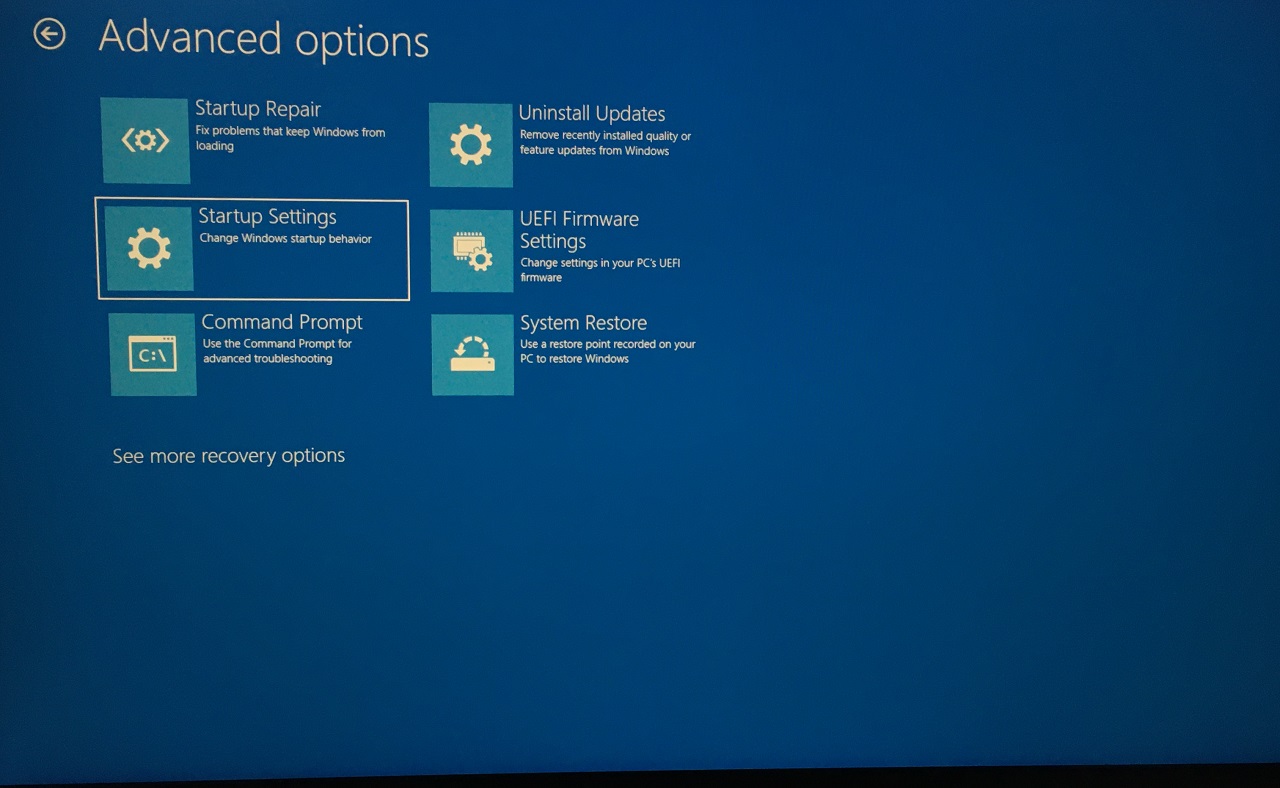 Easily Fix Realtek Audio Console 'Cannot Connect to RPC Service' in Windows 11 21 7 - Choose Startup Settings