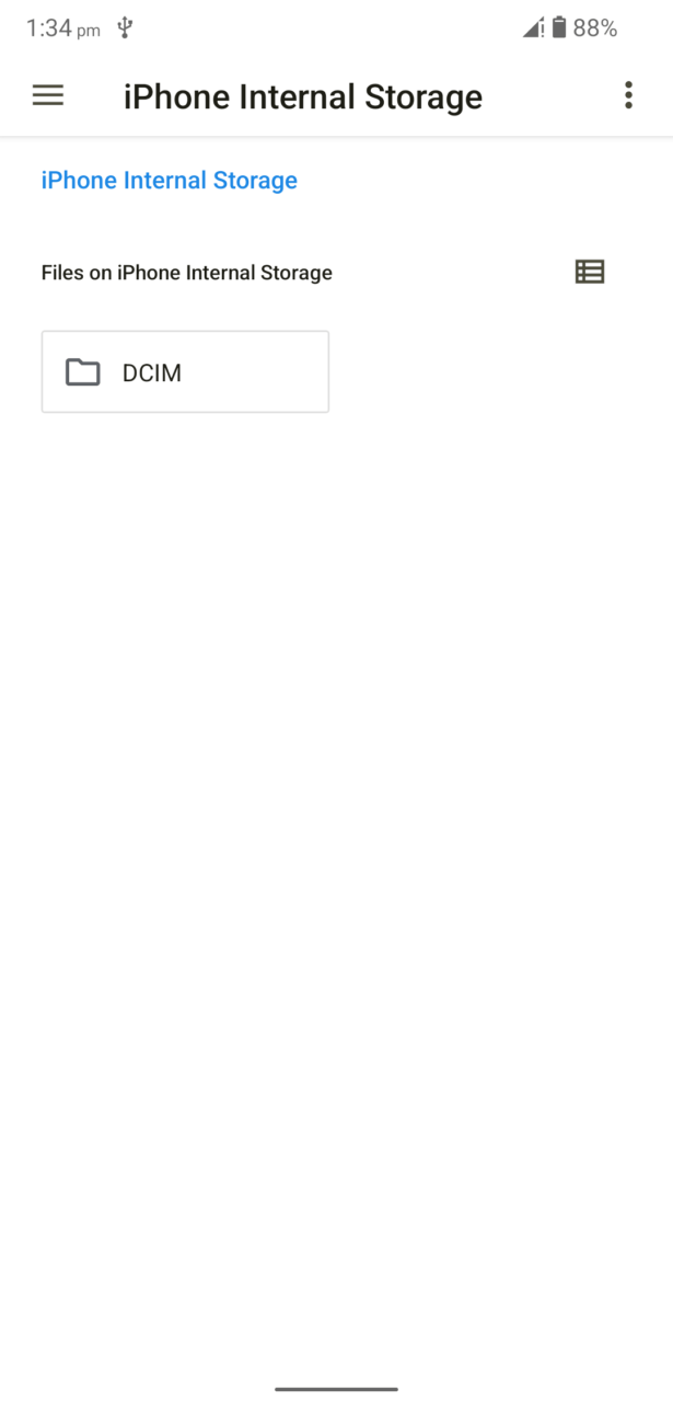 How to Transfer Photos from iPhone to Android? 18 7 - Open DCIM Folder