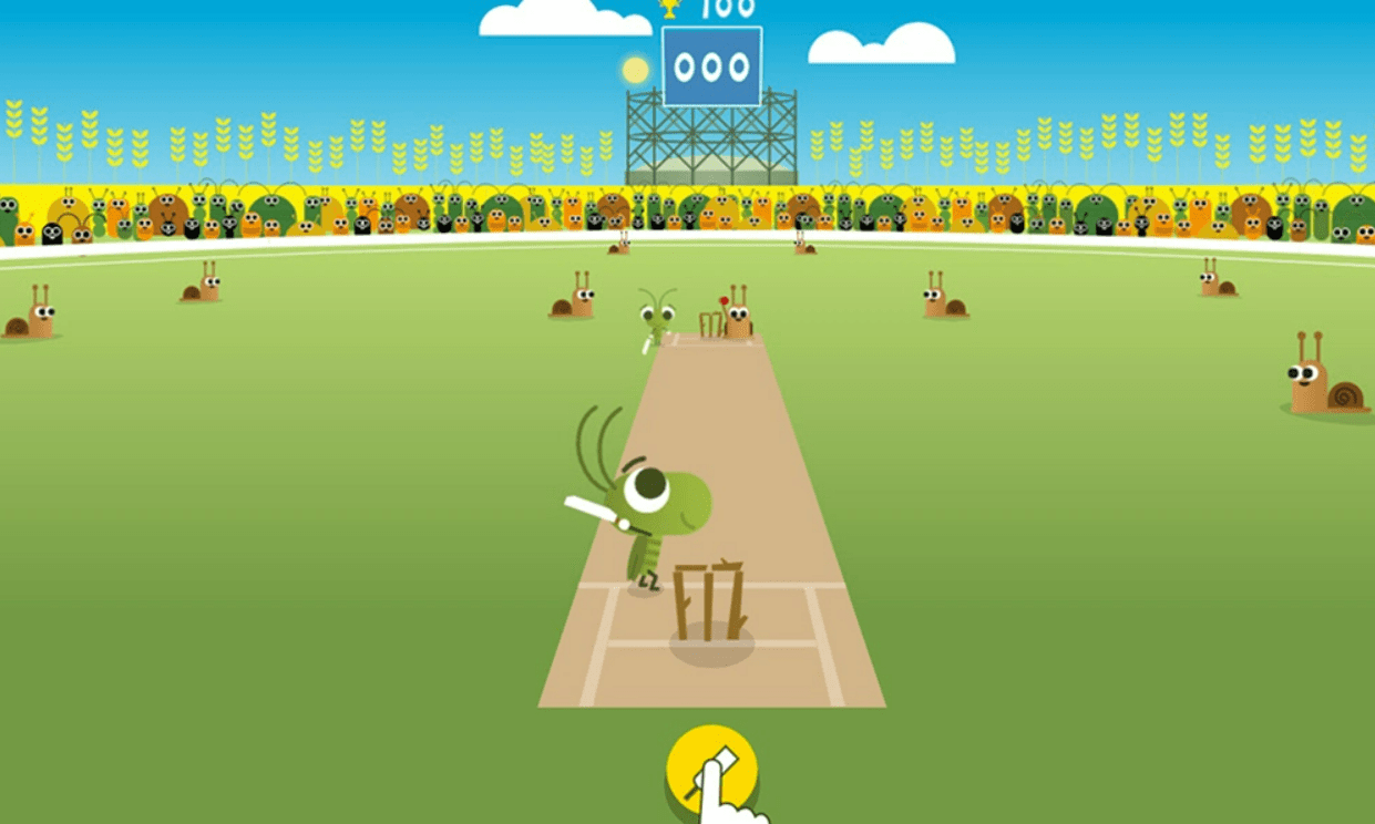 20 Best Google Doodle Games 9 Cricket
