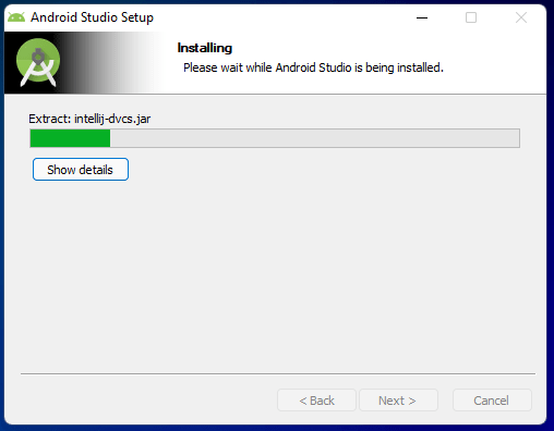 (8) Android Studio Extracting The Package