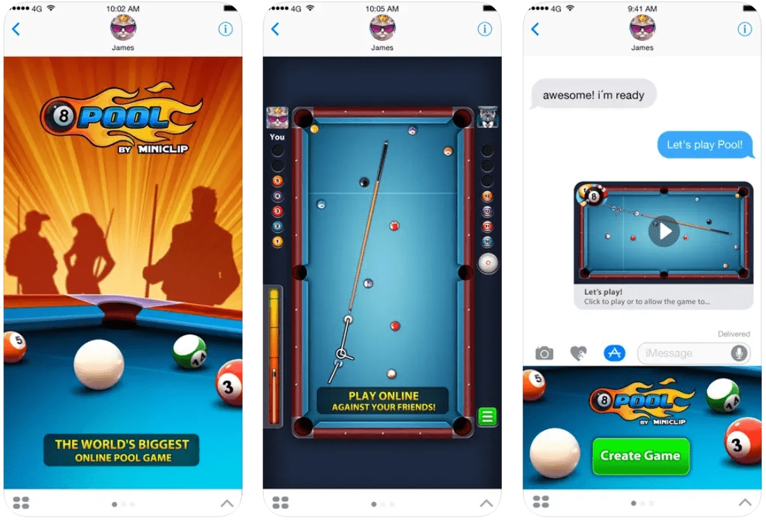8 Best iMessage Games for iPhone and iPad 3 8 Ball Pool