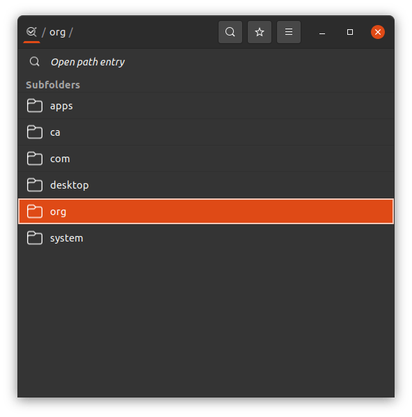 How to Disable Animations in Ubuntu? 14 (8) Choose ORG