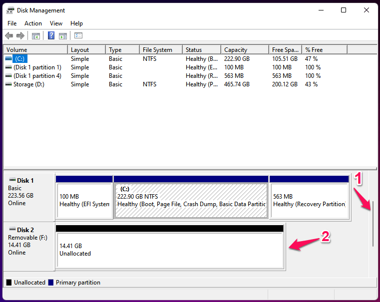 How to Fix corrupted USB Drive or SD Card? 9 (8) Locate Storage Device