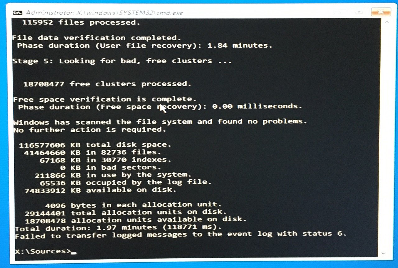 8 - No Problems Found
