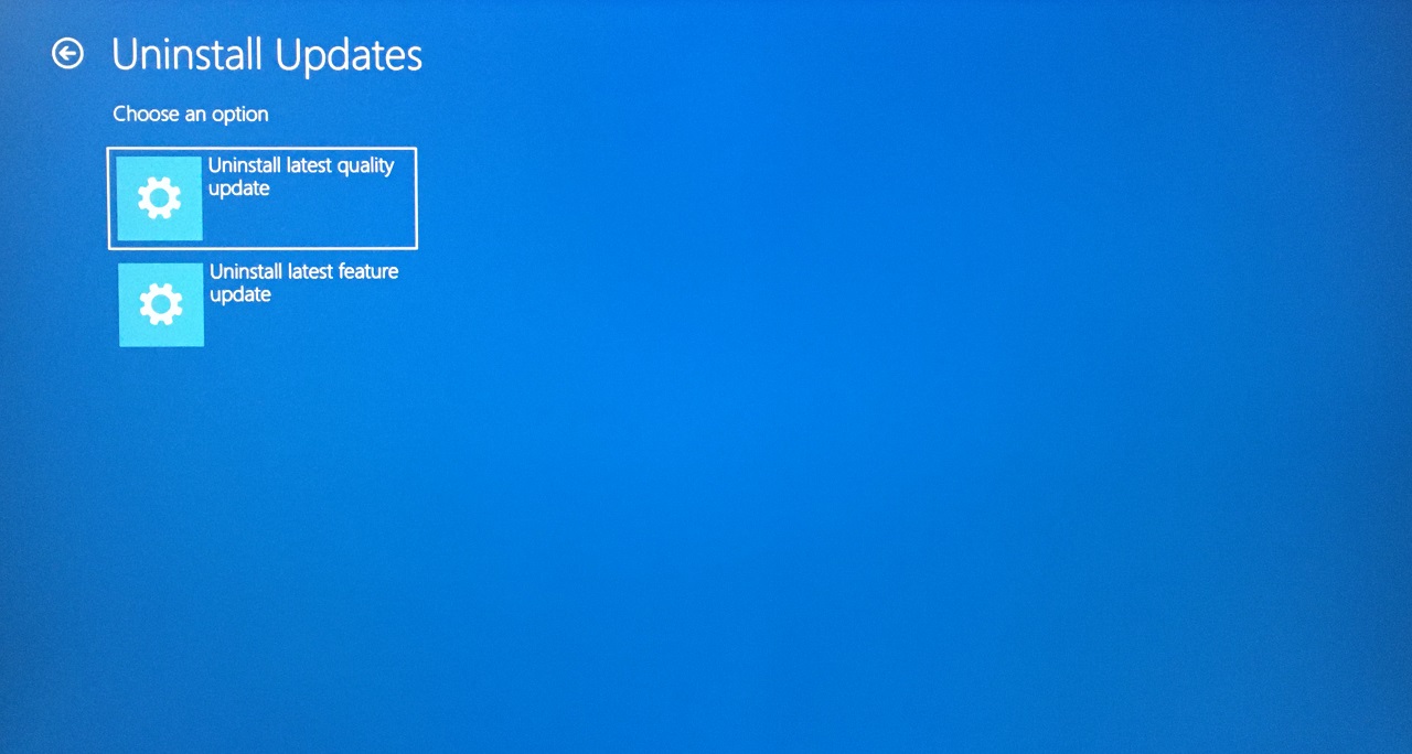 How to Fix HIDCLASS.sys Blue Screen Error on Windows 11/10? 14 8 -Uninstall Quality Updates