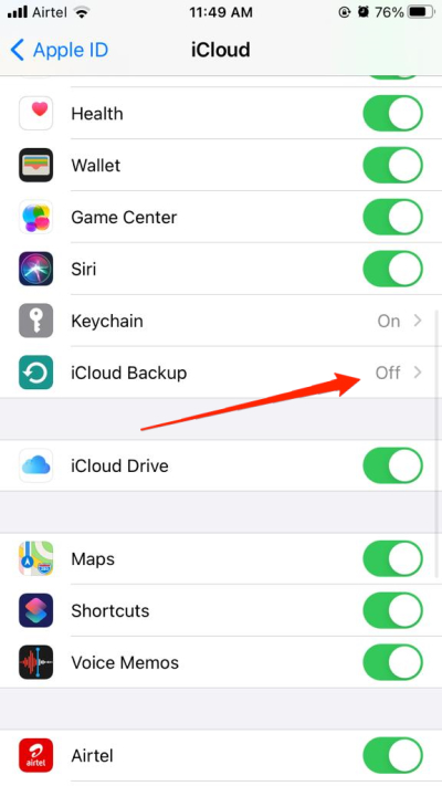 How to Fix iPhone Battery Fast Discharging Issue? 7 disable icoud backup iphone