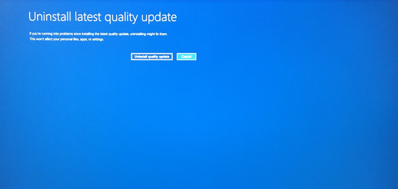 How to Fix HIDCLASS.sys Blue Screen Error on Windows 11/10? 15 9 - Click Uninstall Quality Updates