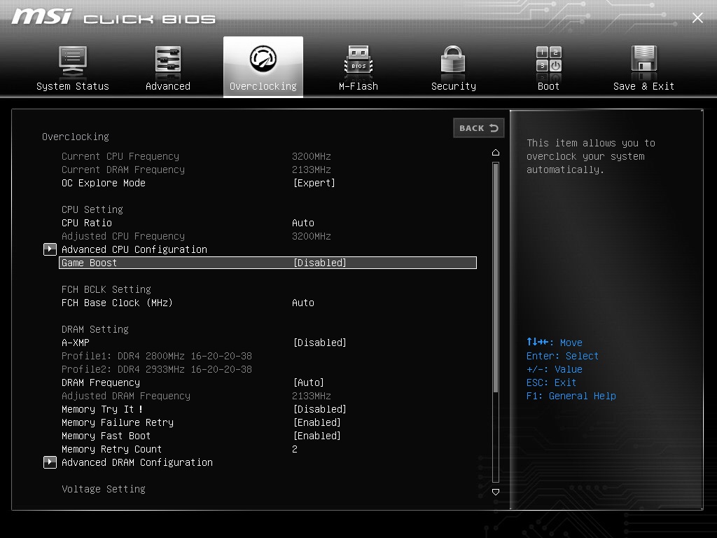 How to Fix ATTEMPTED_WRITE_TO_READONLY_MEMORY in Windows 11? 26 9 - Disable OC in BIOS