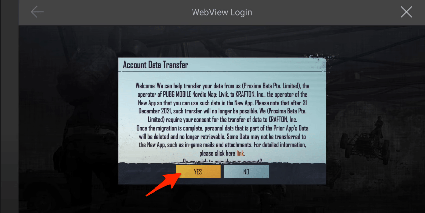 Migrate Data from PUBG Mobile to Battlegrounds Mobile 7 ADT_BGMI