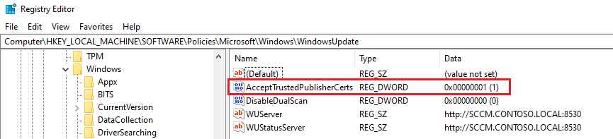 Fix Windows Update Error 0x800b0109 20 AcceptTrustedPublisherCerts