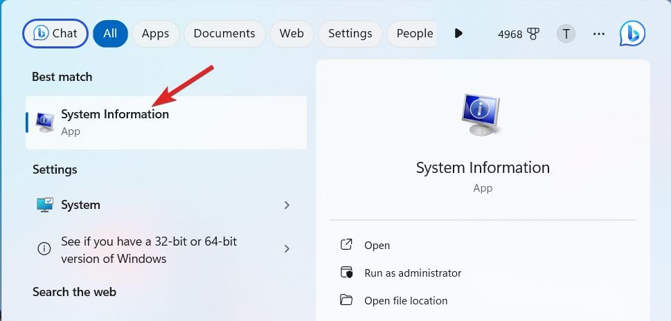 How to Enable Secure Boot in Windows 11? 2 Access system information settings