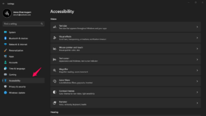 How to Disable Sticky Keys in Windows 11? 3 Go to the Accessibility Settings